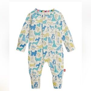 Magnetic Me It’s A Pawty Footie One Piece, 3-6m